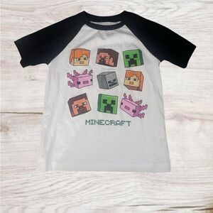 Kids Raglan T-Shirt - Black & White